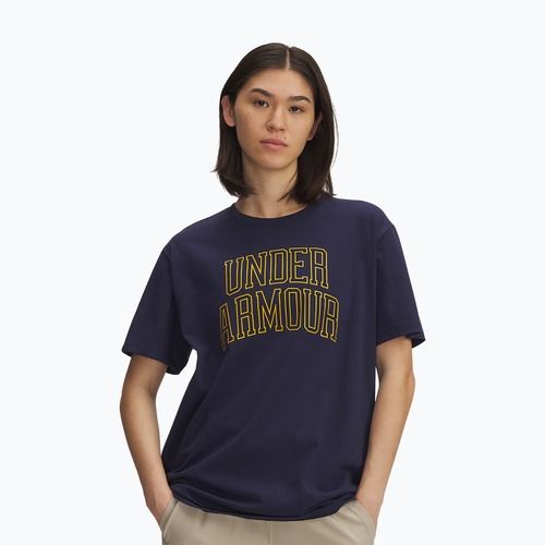 Дамска тениска за тренировка Under Armour Rival Campus midnight navy/gold league