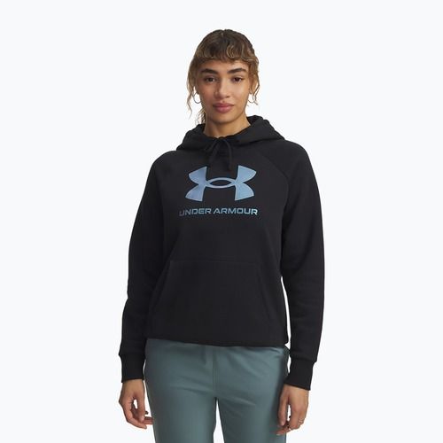 Дамски суитшърт Under Armour Rival Feelce Shimmer Hoody black/iridescent