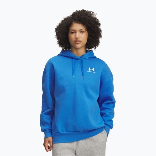 Дамски суитшърт Under Armour Icon Fleece Hoodie blue atlantis/white