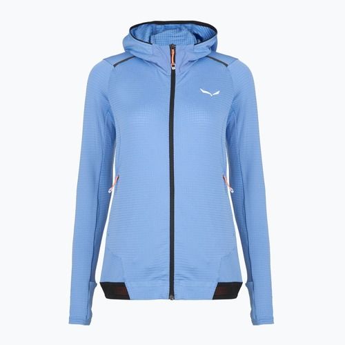Дамски суитшърт за трекинг Salewa Pedroc PL Hooded morning blue