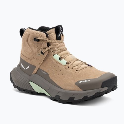 Дамски обувки за трекинг Salewa Pedroc 2 Leather Mid PTX quicksand/bungee cord