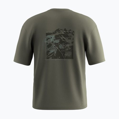 Мъжка тениска Salewa Eagle Glacier loose faded green
