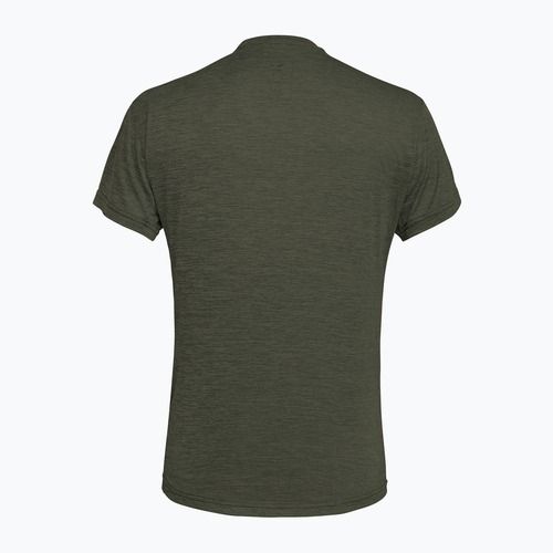 Мъжка тениска Salewa Puez Melange Dry faded green melange