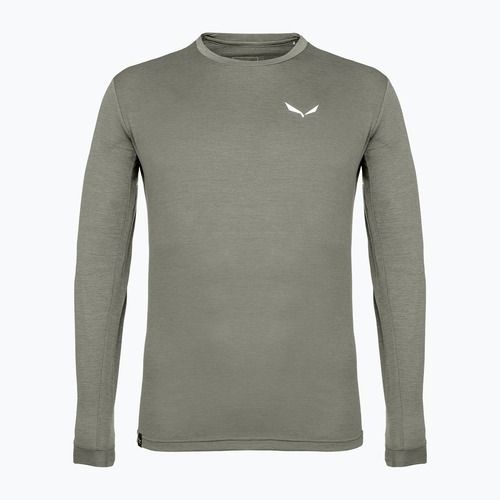 Мъжка блуза с дълъг ръкав Salewa Puez Melange Dry faded green melange