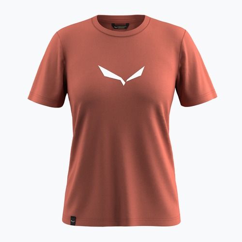Дамска тениска Salewa Solid Dry Etruscan red