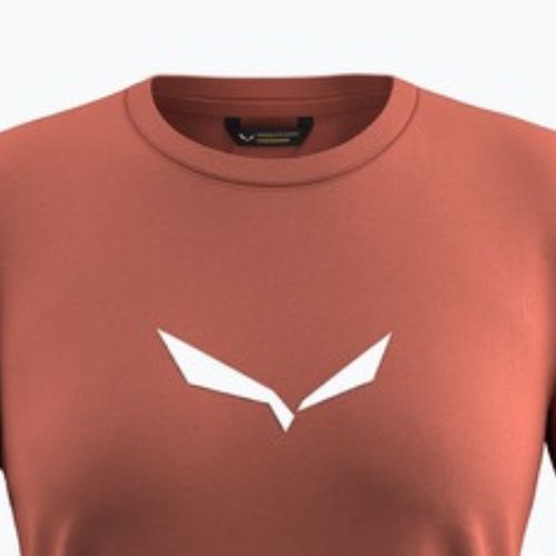 Дамска тениска Salewa Solid Dry Etruscan red