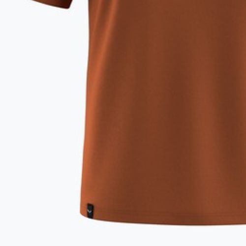 Мъжка тениска Salewa Solidlogo Dry brown