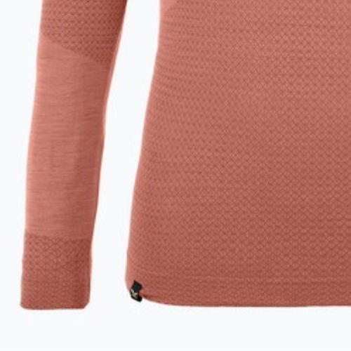 Детска термоактивна блуза с дълъг ръкав Salewa Zebru Med Warm AMR etruscan red