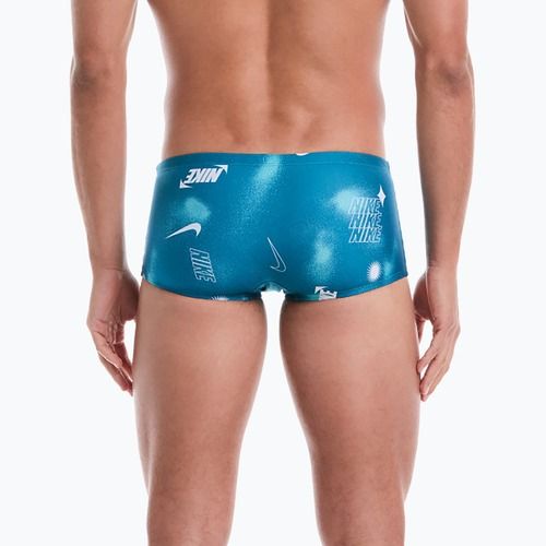Мъжки слипове за плуване Nike Hydrastrong Square Leg Brief green abyss