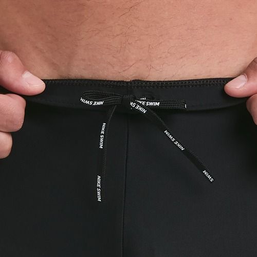 Мъжки боксерки за плуване Nike Logo Graphic Square Leg black