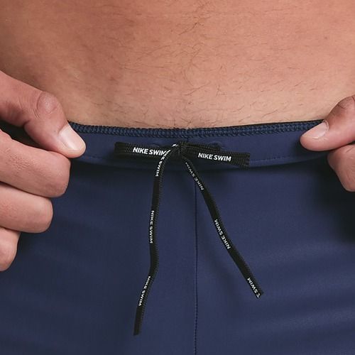 Мъжки боксерки за плуване Nike Logo Graphic Square Leg midnight navy