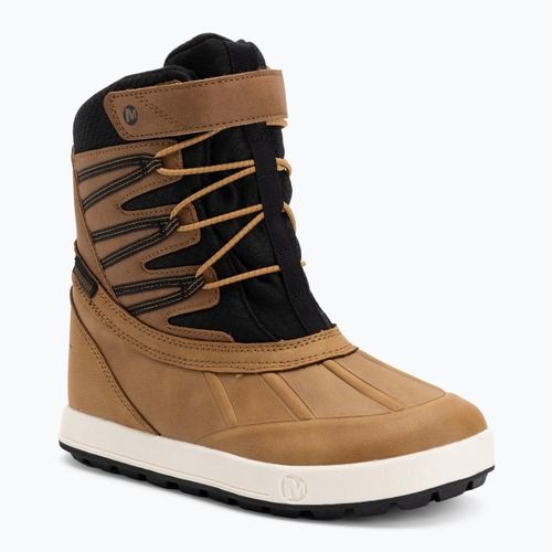 Детски ботуши за сняг Merrell Snow Bank 5.0 WP wheat/black