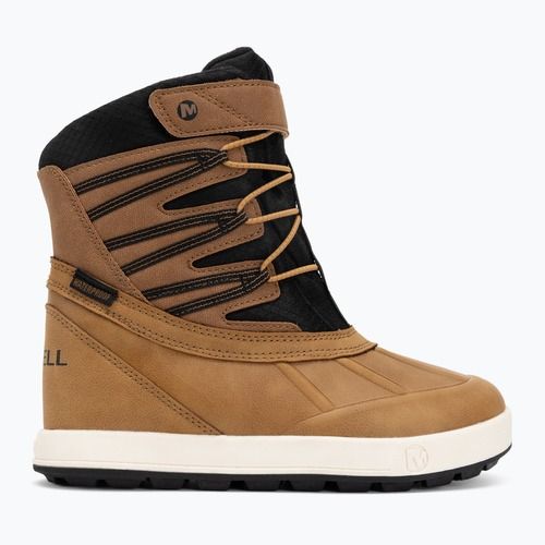 Детски ботуши за сняг Merrell Snow Bank 5.0 WP wheat/black