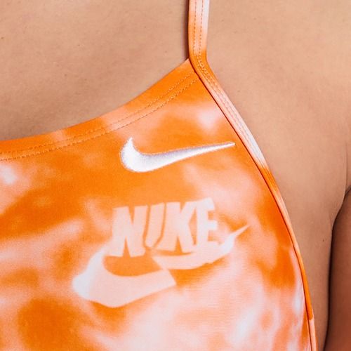 Дамски цял бански костюм Nike Hydrastrong Cutout bright ceramic