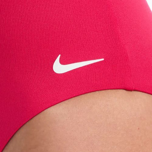 Дамски цял бански костюм Nike Essential V-Neck rush pink