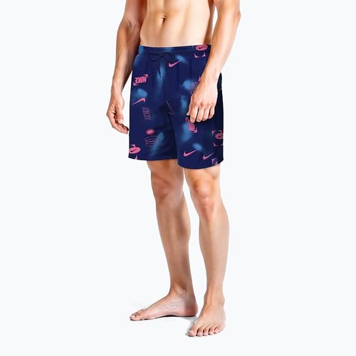 Мъжки шорти за плуване Nike Multi Print 7“ Volley midnight navy