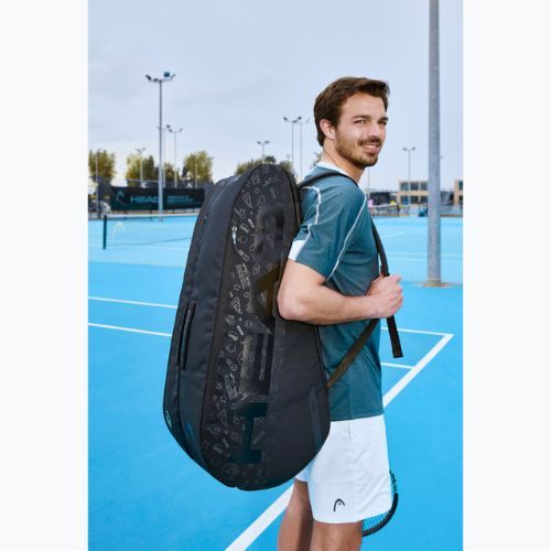 Чанта за тенис ракети HEAD Tour Racquet Bag L Neon 2025 65 l black/blue