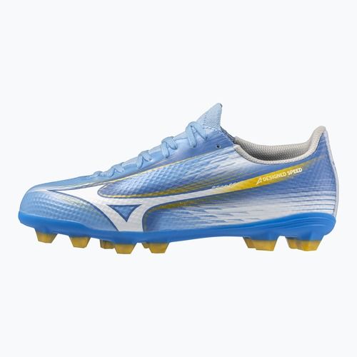 Детски футболни обувки Mizuno Alfa III Select Jr FG celeste/white