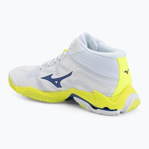 Волейболни обувки Mizuno Wave Lightning Elite Mid white/lighting yellow/dazzling blue