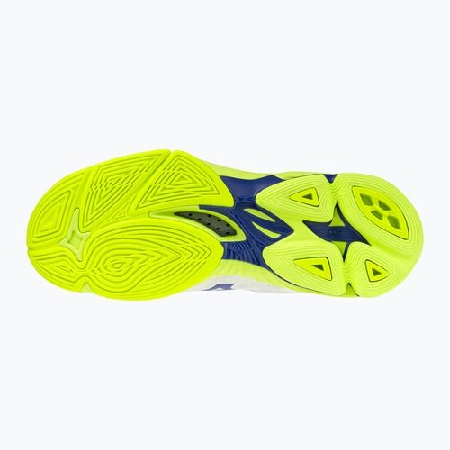 Волейболни обувки Mizuno Wave Lightning Pro Mid white/lighting yellow/dazzling blue
