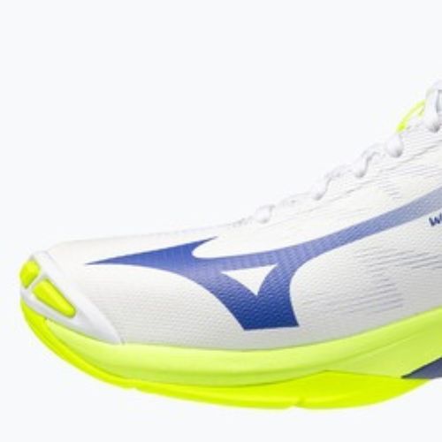 Волейболни обувки Mizuno Wave Lightning Pro Mid white/lighting yellow/dazzling blue