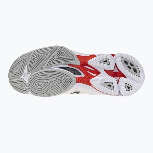 Волейболни обувки Mizuno Wave Lightning Pro Mid white/black/fiery red