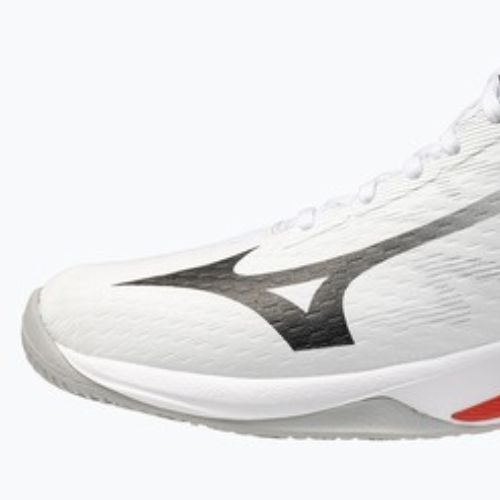 Волейболни обувки Mizuno Lightning Select Mid white/black/fiery red