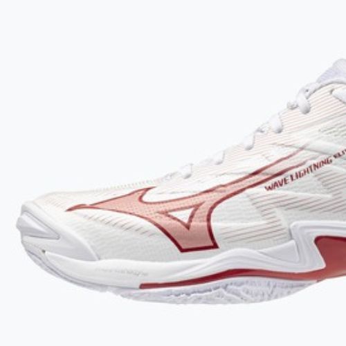Дамски волейболни обувки Mizuno Wave Lightning Elite white/rose elegance/lava falls