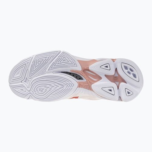 Дамски волейболни обувки Mizuno Wave Lightning Pro Mid white/rose elegance/lava falls