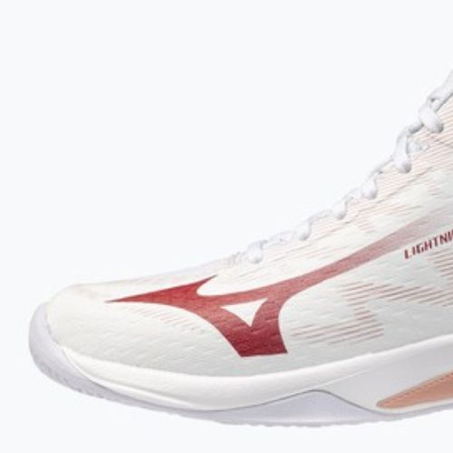 Дамски волейболни обувки Mizuno Lightning Select Mid white/rose elegance/lava falls