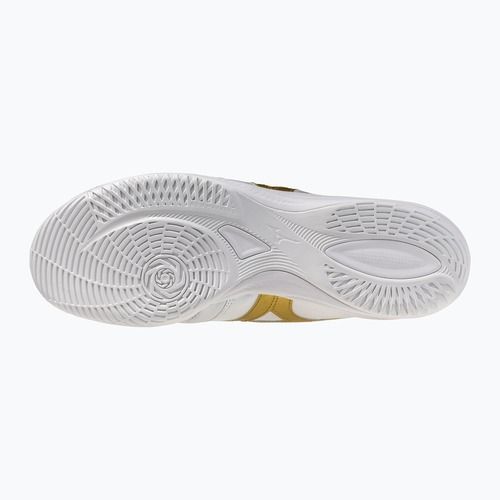 Футболни обувки Mizuno Morelia Sala Elite IN white/football gold/galaxy sil