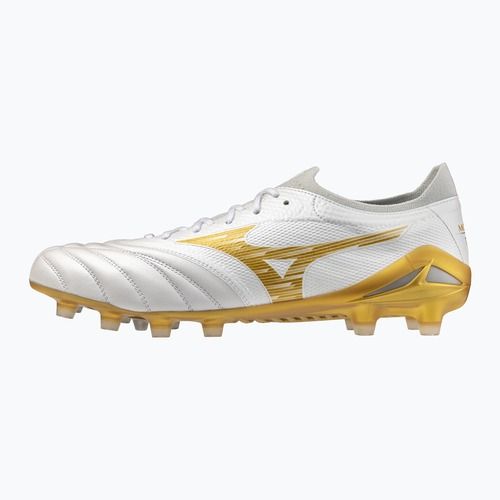 Футболни обувки Mizuno Morelia Neo IV Beta Elite FG white/mp gold/cool gray 3c
