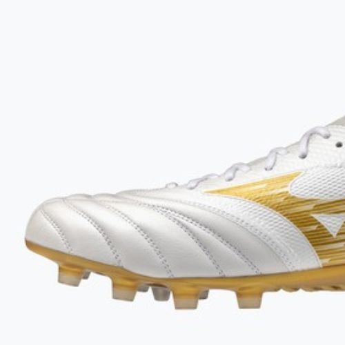 Футболни обувки Mizuno Morelia Neo IV Beta Elite FG white/mp gold/cool gray 3c