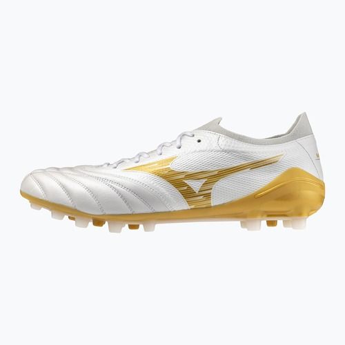 Футболни обувки Mizuno Morelia Neo IV Beta Elite AG white/mp gold/cool gray 3c