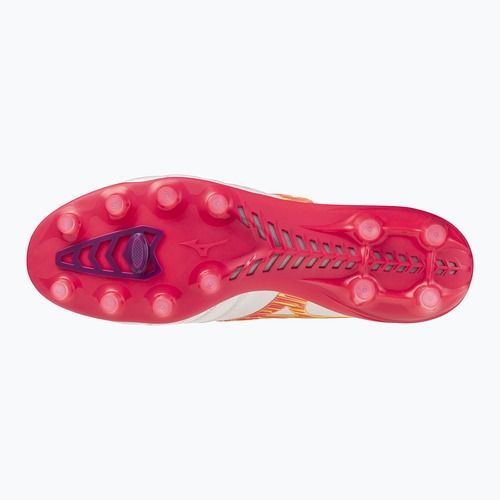 Футболни обувки Mizuno Morelia Neo IV Beta Japan FG white/pink tetra/fuchsia purple