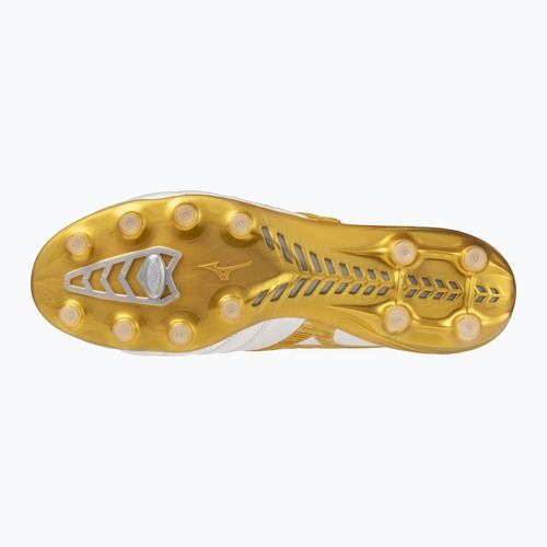 Футболни обувки Mizuno Morelia Neo IV Beta Japan FG white/mp gold/cool gray 3c
