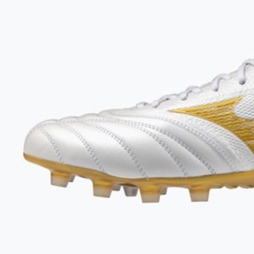 Футболни обувки Mizuno Morelia Neo IV Beta Japan FG white/mp gold/cool gray 3c