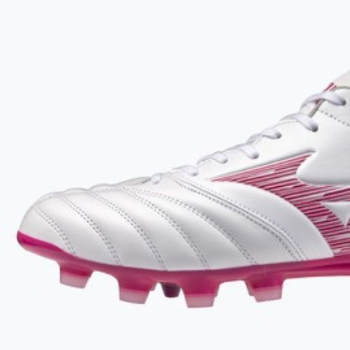 Футболни обувки Mizuno Morelia Neo IV Pro FG white/fuchsia purple/fuchsia purple