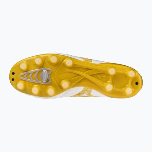 Футболни обувки Mizuno Morelia Neo IV Pro FG white/mp gold/cool gray 3c