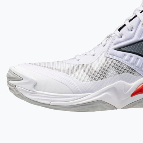 Обувки за волейбол Mizuno Wave Momentum Elite Mid white/black/fiery red