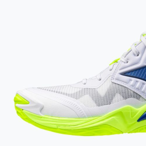 Обувки за волейбол Mizuno Wave Momentum Elite Mid white/lightning yellow/dazzling blue