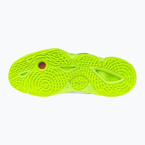 Обувки за волейбол Mizuno Wave Momentum Elite Mid white/lightning yellow/dazzling blue