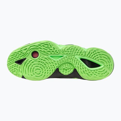 Обувки за волейбол Mizuno Wave Momentum Elite black/glowing apple/mandarin orange