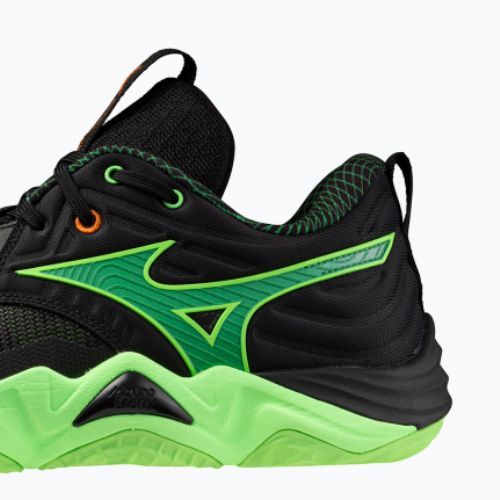 Обувки за волейбол Mizuno Wave Momentum Elite black/glowing apple/mandarin orange