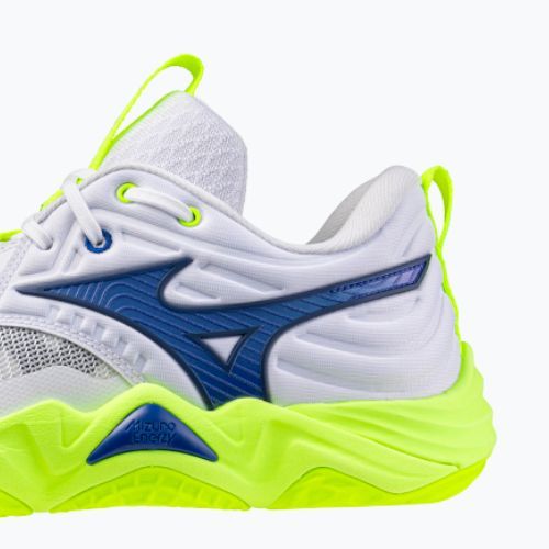 Обувки за волейбол Mizuno Wave Momentum Elite white/lightning yellow/dazzling blue