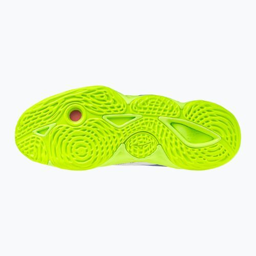 Обувки за волейбол Mizuno Wave Momentum Elite white/lightning yellow/dazzling blue