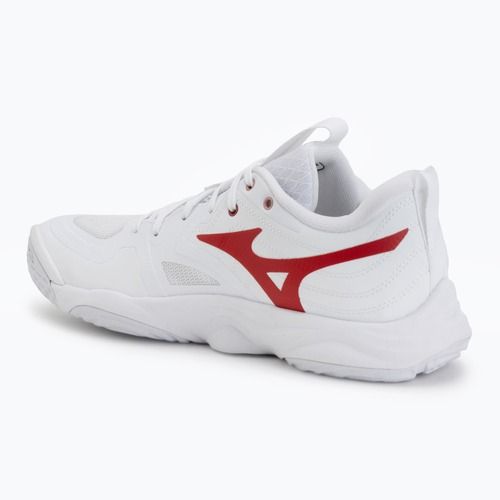 Дамски обувки за волейбол Mizuno Wave Momentum Elite white/rose elegance/lava falls