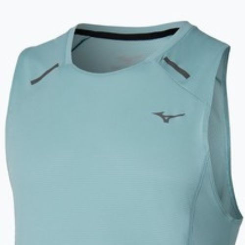 Мъжка тениска за бягане Mizuno Active DryAeroFlow Tank Top aquifer