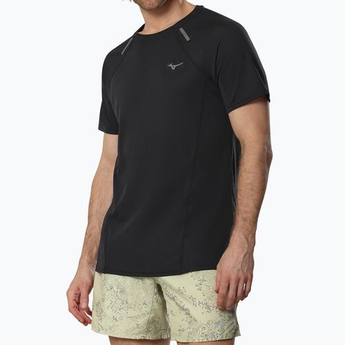 Мъжка тениска за бягане Mizuno Active DryAeroFlow Tee black