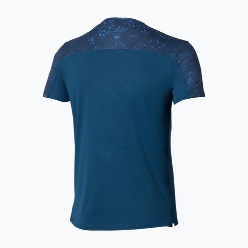 Мъжка тениска за бягане Mizuno Active DryAeroFlow Graphic estate blue